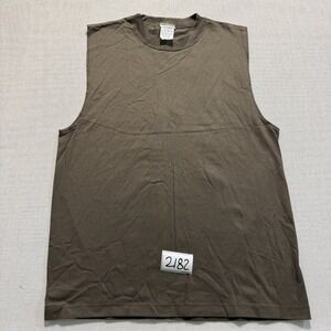 Unbranded Muscle Tank Top Mens Sz M Brown New Without Tags